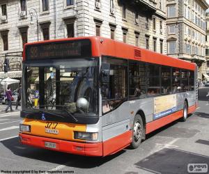 пазл Римский городской автобус